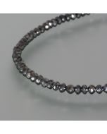 Collier mit extra-großen schwarzen Diamanten