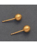 Goldplattierte Kugelohrstecker
