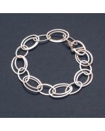 Silberarmband Ovale Ringe