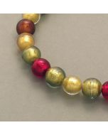 Muranoglas-Collier Turmalin