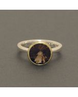 Ring Rauchquarz Kegel