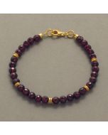 Armband Granatkugeln, vergoldet