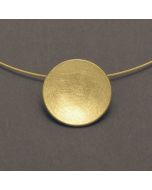 Anhänger goldplattierte Schale