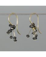Feenohrhänger, schwarzer Diamant