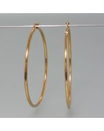 Extra-große Creolen im Gold-Look