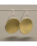 Ohrhänger goldplattierte Schale