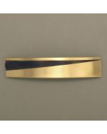 Haarspange Diagonale, Messing