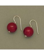 Ohrhänger Rote Muschelkernperlen