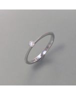 Ring Weissgold mit kleinem Brillant