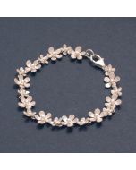 Silberarmband Blütenzauber