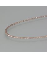 Sandfarbene Diamantkette
