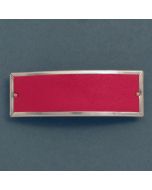 Haarspange rotes Leder (glatt)