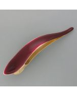 Haarclip rote Emaille