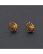 Ohrstecker Nugget, vergoldet