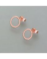 Ohrstecker zarte Kügelchen rosé vergoldet