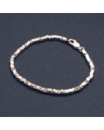 Silberarmband Plättchen