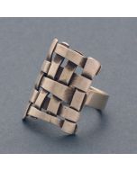 Ring Gitter, geschwärzt