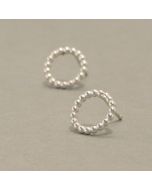 Ohrstecker zarte Kügelchen in Silber