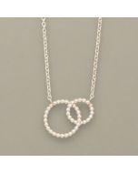 Kette mit zwei Ringen in Silber