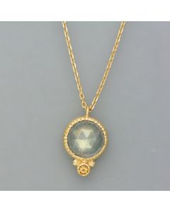Duo-Kette mit Labradorit und Citrin