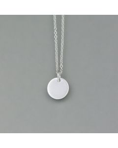kleiner Anhänger Plättchen aus 925er Silber