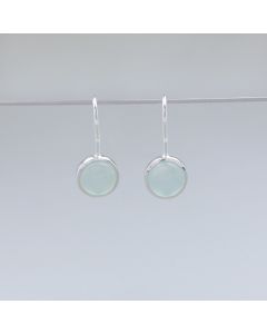 Ohrhänger mit rundem Chalcedon - Photo 1