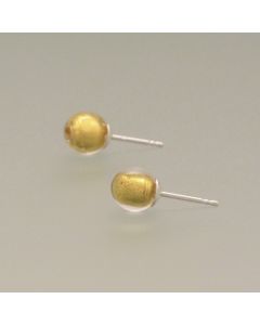 Ohrstecker Muranoglas gold