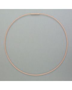 Edelstahlreif, rosé-vergoldet