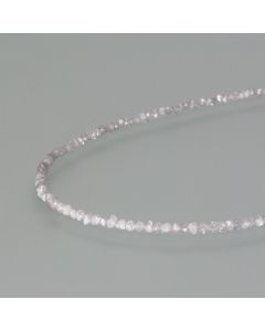 Rohdiamantkette mit hellen Rohdiamanten