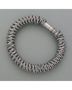 Armband Edelstahl gewickelt