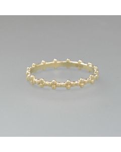 zarter Feenring aus goldplattiertem Silber - Photo 2