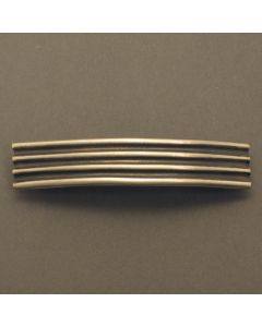 Haarspange gewelltes Neusilber