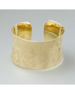 Armreif konkav vergoldet - Photo 1