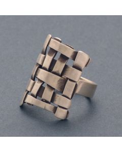 Ring Gitter, geschwärzt