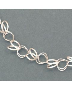 Silbercollier Zarte Schlaufe