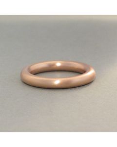 Edelstahlring rosé vergoldet