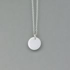 kleiner Anhänger Plättchen aus 925er Silber