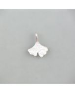 Anhänger kleines Ginkgo-Blatt aus Silber