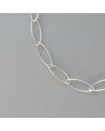 Paperclip-Kette Silber in 45 cm Länge - Photo 2