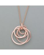 Anhänger Ringspiel rosévergoldet