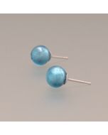 Ohrstecker Muranoglas türkis