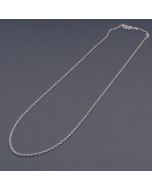 Lange Ösen-Kette 90 cm aus Silber