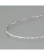 Rohdiamantkette mit hellen Rohdiamanten