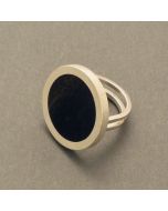 Ring Ebenholz rund