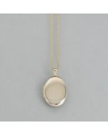 Medaillon aus goldplattiertem Silber - Photo 1