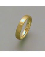 Gold-Ring mit ovalem Profil