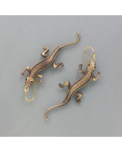 Vintage-Ohrhänger Salamander