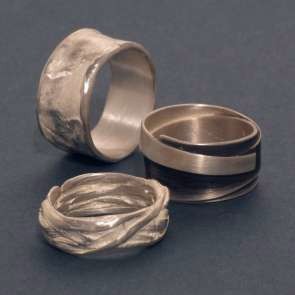 Ring aus reinem Silber